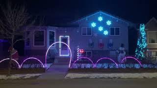 GLORIOUS  Christmas Light Show 2023  Sylvan Lake AB