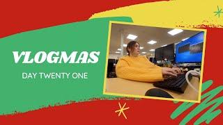 VLOGMAS 2023 DAY 21 - A Day In The Office & A Blustery Walk