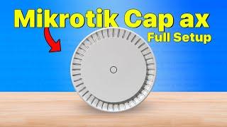 MikroTik cAP ax Gen 6 Setup  Unboxing & Review