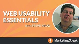 Web Usability Essentials with Steve Krug