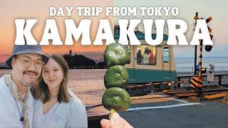 Kamakura Japan 鎌倉 vlog 秋  Day Trip from Tokyo Things to Do Slam Dunk Train Japan Vlog 2024