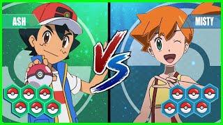 Pokemon Battle Pedia Ash Vs Misty