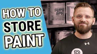 How to Store Paint Properly  How Long Does Paint Last?