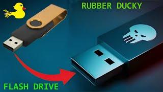 Turning a regular USB flash drive into a USB rubber ducky  DIY rubber ducky  Pendrive to bad USB