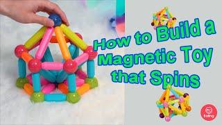 Building Complicated Magnetic Toys in 15 Seconds  EalingKids Magnetic Balls and Rods