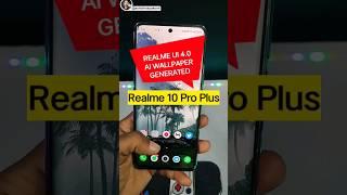 How to generate AI wallpaper on Realme UI 4.0 ft #realme10proplus5g #reels #Techreels #shorts