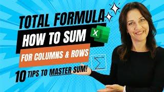 How To Use SUM Function In Excel The Go-To Totalling Formula you NEED to KNOW