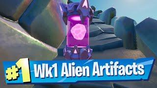 Week 1 Alien Artifact Locations - Fortnite Chapter 2 Season 7