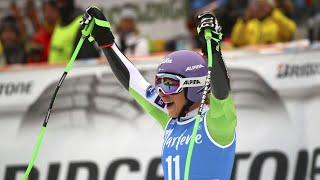 Ilka Štuhec-SUPERVELESLALOM Val GardenaGröden 1.mesto