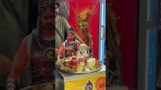 Huge Bahubaliii Thali  Finish in 30 mins win 1 lakh Rupees#shorts #youtubeshorts #bahubali