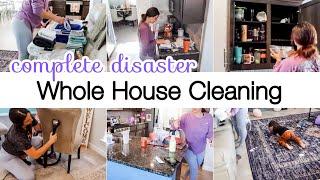 WHOLE HOUSE CLEANING MOTIVATION  SPEED CLEAN & DECLUTTER MOM MOTIVATION