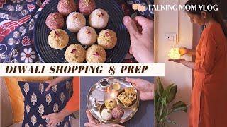 Diwali Shopping & Preparation  Quick & Easy Diwali Sweet Ideas  Coconut Ladoos + Besan barfi