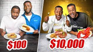 $100 Vs $10000 MUKBANG W CHUNKZ HARRY PINERO & KONAN