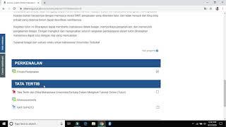 TUTORIAL PERKENALAN DIRI DI E-LEARNING UT  UNIVERSITAS TERBUKA 