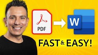 How to Convert PDF to Word Doc for FREE  Adobe Express