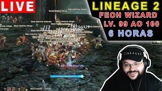 Lineage 2 NA - Level 99 ao 100 em 6 horas Feoh ArchMage Gameplay Chronos Server