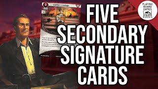 5 Secondary Signatures For Investigators ARKHAM HORROR THE CARD GAME