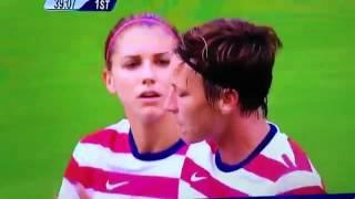 Abby Wambach Gets Sucker Punched In The Eye By Colombian Opponent