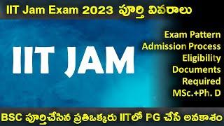 IIT JAM complete details in Telugu  IIT JAM 2023  Study in IITs  NITs  IISC