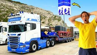 MY FIRST EUROPEAN LOAD *FAIL*  SENT AWAY FROM DOCKS  #truckertim