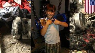 Exploding hoverboard burns familys house down in Louisiana - TomoNews