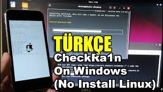 İos 12 - 14.0.1 Checkrain Jailbreak Yapma Windows Bootra1n