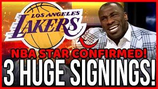 WOW LAKERS MAKING 3 HUGE SIGNINGS BIG NBA STAR CONFIRMED TODAY’S LAKERS NEWS