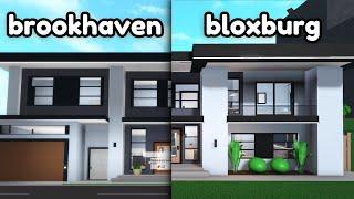 Recreating a BROOKHAVEN house in Bloxburg