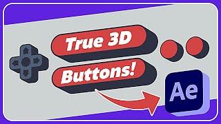 TRUE 3D in After Effects + Button Rig Download