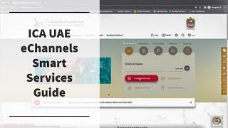 ICA UAE eChannels  ICA UAE app  ica uae smart application  Overview of ICA UAE App