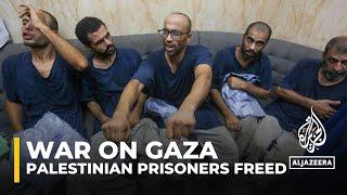 ‘They broke our hands and feet’ Israel releases 15 Palestinian prisoners