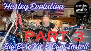 Part 3 of Evolution Big Bore Kit and Cam Upgrade -  Butler Customs