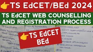 TS EdCET WEB COUNSELLING and REGISTRATION Process@StudentUpdates247