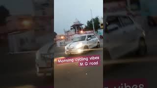 Yesterday Morning saw MG Road super  #viral #vlog #travel #cyclinglife