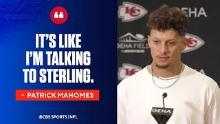 Patrick Mahomes makes fun of Travis Kelce for not listening on a play call