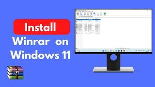 How to Download and Install Winrar for Free on Windows 11 New  Use of Winrar