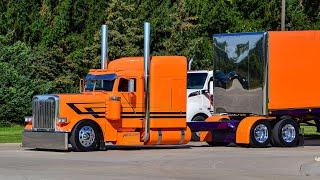 Worlds largest semi truck convoy in Wisconsin 200+ semi trucks Special Olympics Convoy