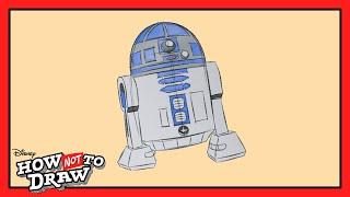 Star Wars Cartoon Comes to Life ️  R2-D2  How NOT to Draw  @disneychannel