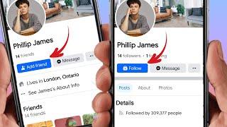 How to Add Follow Button On Facebook Profile 2024  Followers Option setting on Facebook
