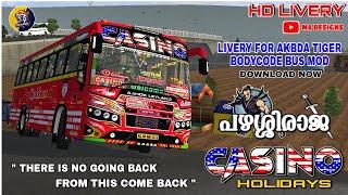 AKBDA TIGER BODYCODE BUS MOD LIVERY   TIGER BODYCODE BUS MOD LIVERY   CASINO BUS LIVERY  BUSSID