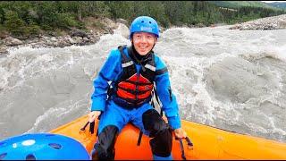 His FIRST Time River Rafting