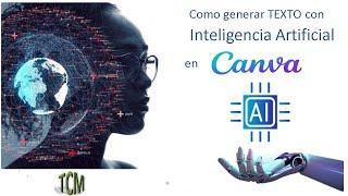 Como crear texto en Canva con Inteligencia Artificial