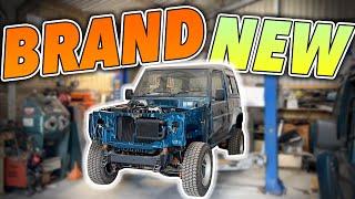 Daihatsu Fourtrak Restoration Pt11 - Re-fitting The Body & Firing It Up