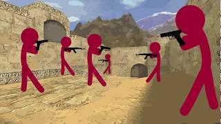 Counter-Strike 1.6 - de_dust2 Zombie Server - 1080p - Animation