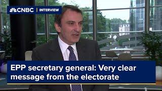 EPP secretary general Very clear message from the electorate