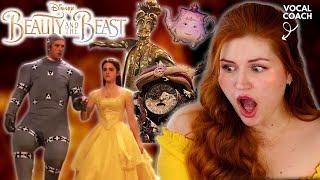 BEAUTY AND THE BEAST with Emma Watson l Vocal Coach Reacts