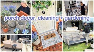 Getting Ready for Guests  Summer Porch Decor Deep Cleaning and Gardening