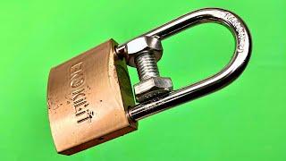 Opening Padlock with This Method Shocked Locksmiths