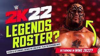 WWE 2K22 Legends Roster 10 Legends That Could Be Returning to the Series...