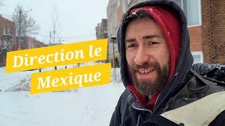 Direction le Mexique sous une tempête de neige 